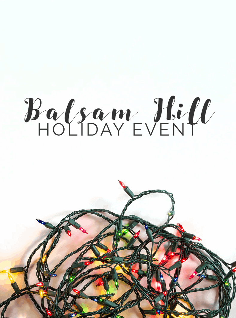 Balsam Hill Holiday Event