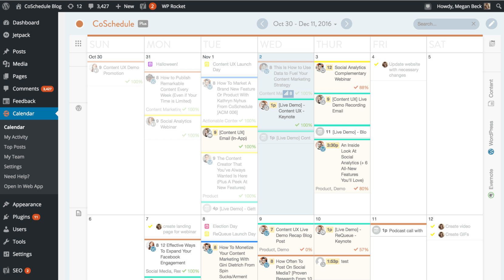 CoSchedule-WordPressCalendar