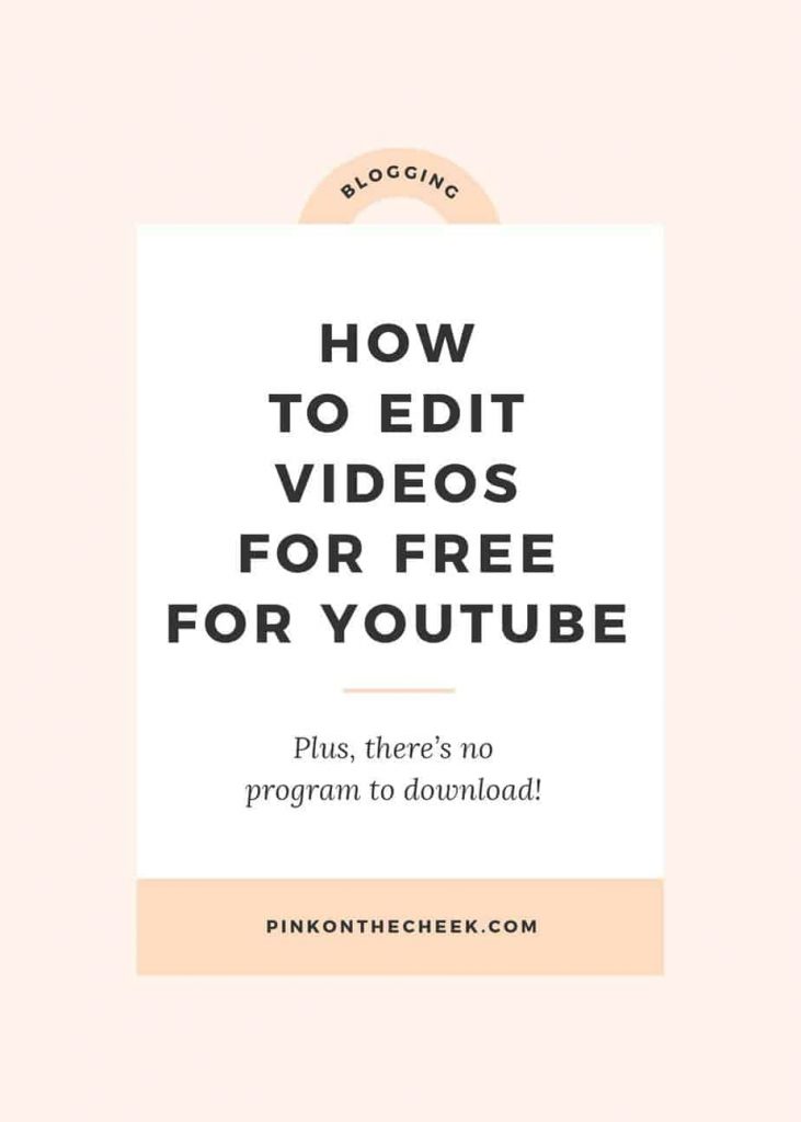 how do you edit youtube videos for free no downloadsd