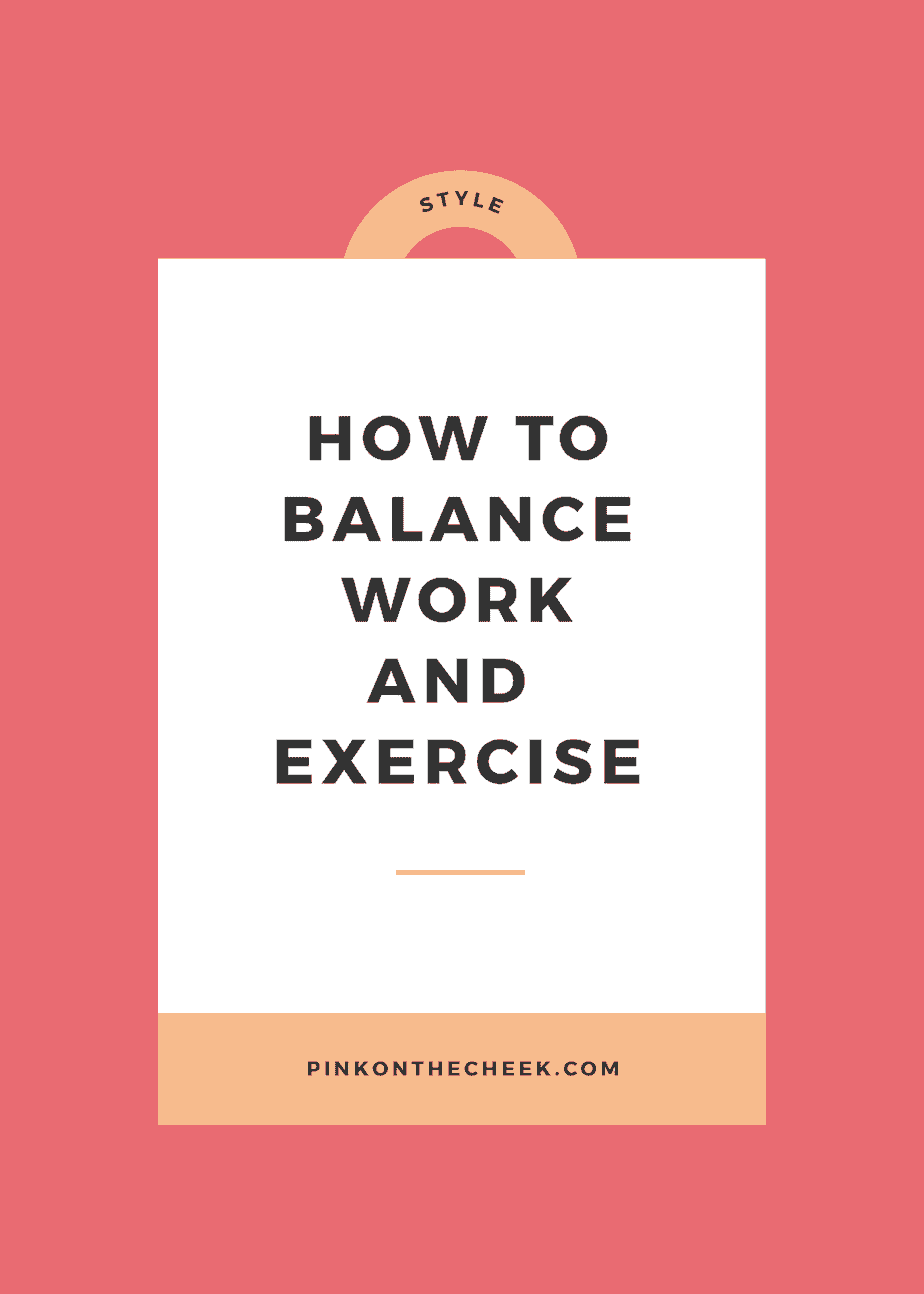 how to balance work and gym