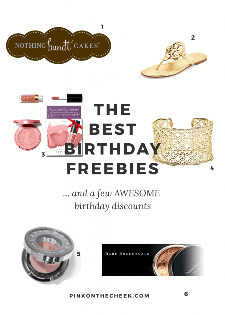 The best birthday freebies...and a few AWESOME discounts