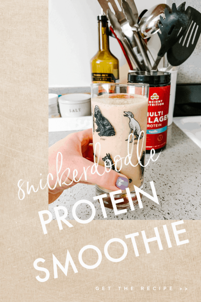 Snickerdoodle protein smoothie